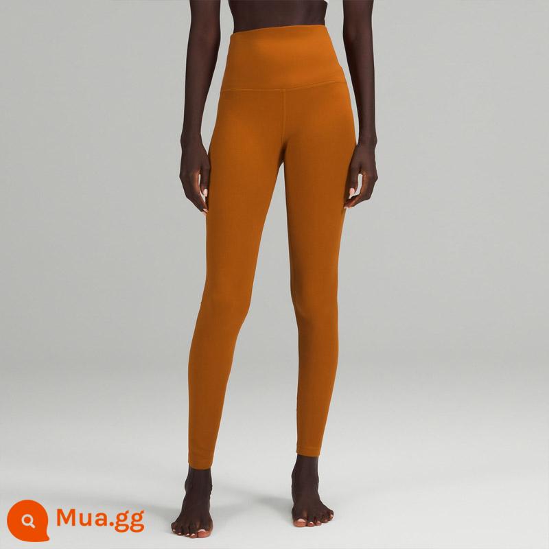 Quần bó thể thao lưng cao Align™ dành cho nữ 28" Yoga Naked 丨lululemon LW5CTNS - quả óc chó màu nâu