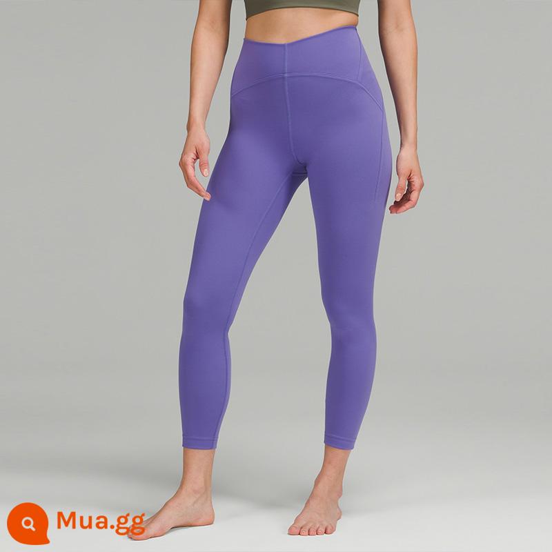 lululemon丨InStill Quần legging cạp cao thể thao nữ 24" LW5EV7A - Màu chàm tích điện