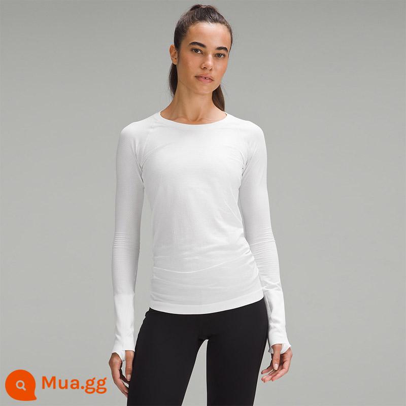 Áo thun thể thao dài tay dành cho nữ Swiftly Tech 2.0 Training丨lululemon LW3DFLS - Màu trắng gốc