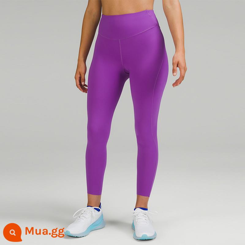 Quần legging cạp cao thể thao Base Pace dành cho nữ 25"丨lululemon丨LW5DKHS - Màu tím