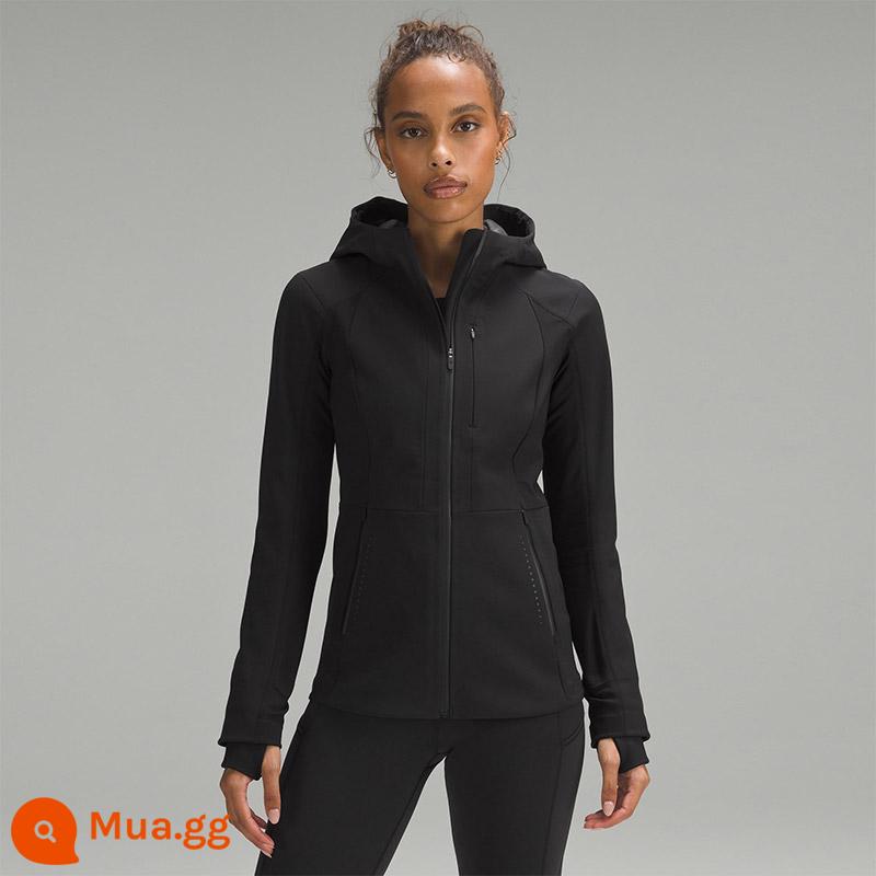 Áo khoác thể thao nữ Cross Chill丨lululemon丨LW4BOHS - đen