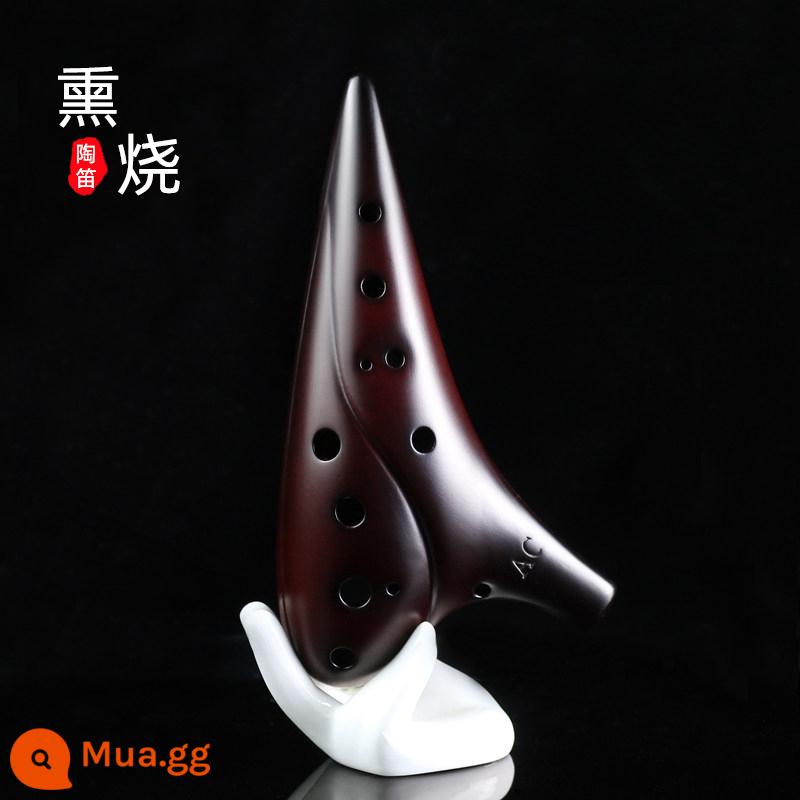 Ocarina 12 lỗ mới bắt đầu người mới bắt đầu alto C chỉnh 12 lỗ AC chuyên nghiệp gốm nhựa học sinh tiểu học 6 nhạc cụ - [Mẫu biểu diễn sân khấu] Kaoriyaki [Chất lượng âm thanh cấp chuyên nghiệp]