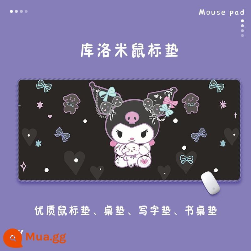 Miếng lót chuột Kulomi ngoại cỡ cô gái dễ thương chơi game chống thấm nước để bàn văn phòng máy tính lớn miếng lót bàn phím để bàn - D199 (16)