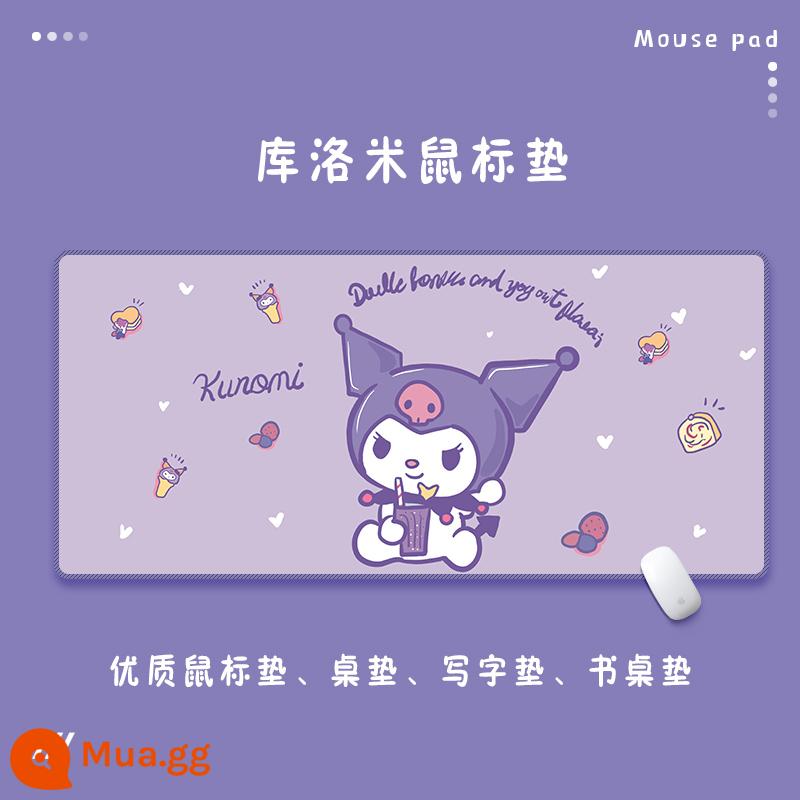 Miếng lót chuột Kulomi ngoại cỡ cô gái dễ thương chơi game chống thấm nước để bàn văn phòng máy tính lớn miếng lót bàn phím để bàn - D199 (13)