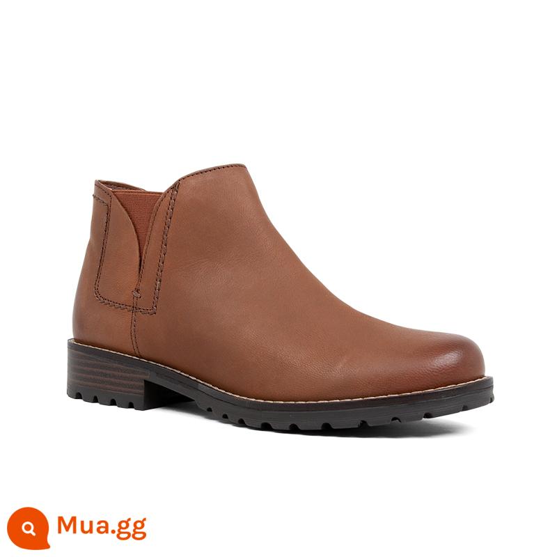 Clarks Giày nữ Lego của nó Mùa thu và mùa đông Thời trang mới Chelsea Short Short Fashion Boots - 26167717nâu