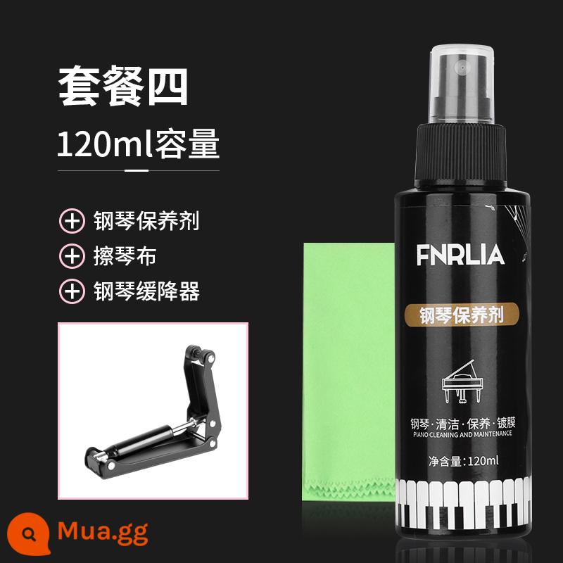 Shanye Pearl River Chất Làm Sạch Đàn Piano Đa Năng Chất Bảo Trì Điều Dưỡng Chất Lỏng Lau Chất Làm Sáng Đàn Piano Gửi Lau Vải Đánh Bóng Đàn Piano - Chất làm sạch và đánh bóng đàn piano + vải lau đàn piano lớn + chất giảm độ rơi đàn piano