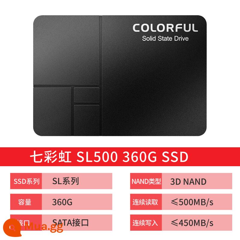 Ổ đĩa trạng thái rắn cho máy tính để bàn SSD SL500 512G 500G đầy màu sắc Giao diện SATA3 2,5 inch - SL500 360GB