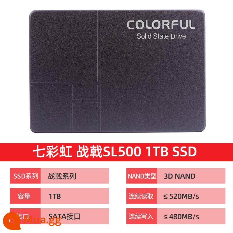 Ổ đĩa trạng thái rắn cho máy tính để bàn SSD SL500 512G 500G đầy màu sắc Giao diện SATA3 2,5 inch - SL500 1TB Halberd