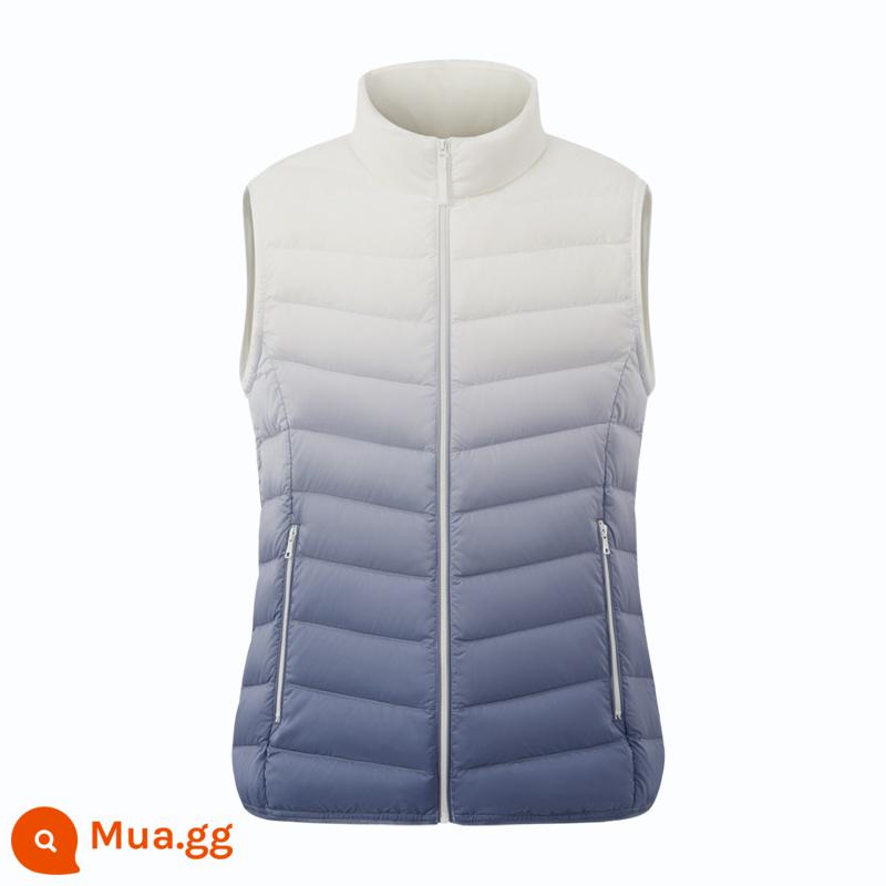 Bosideng thu đông xuống vest ghi lê nam xuống áo khoác cổ đứng vịt xuống gradient cổ tất cả các trận đấu áo khoác - Độ dốc màu xám tím 9M17