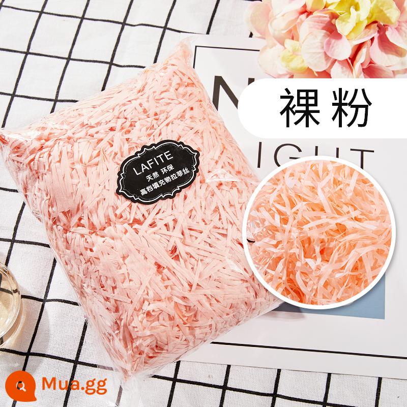 Hộp quà tặng raffia vụn giấy lụa sáng tạo hộp kẹo làm bánh Tanabata ngày lễ tình nhân đóng gói quà tặng phụ miễn phí vận chuyển - bột khỏa thân