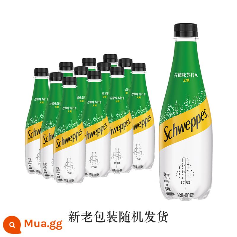 Coca-Cola Yiquan soda nước có ga không đường hương chanh đào nước giải khát có ga FCL 400ml * 12 chai - Hương chanh 400ml*12 chai