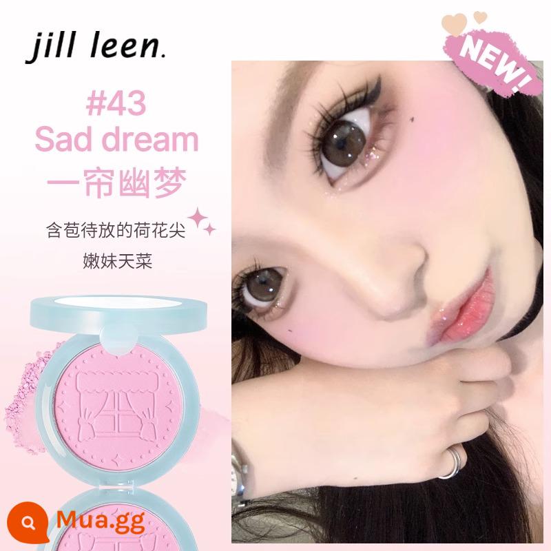 Bột thịt JILL LEEN má hồng đào bột ngọc trai với đèn flash mờ kem chống thấm nước cam làm sáng tông màu da mặt trời đỏ nữ - 43# Yilianyoumeng