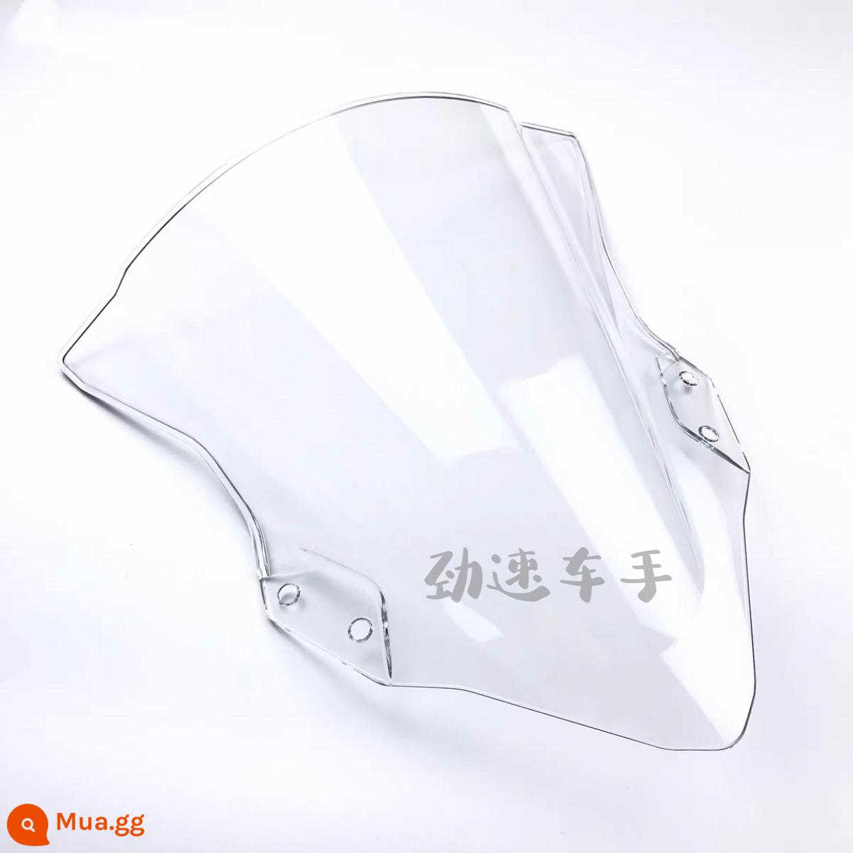 Đầu máy ninja Kawasaki NINJA400 sửa đổi nhỏ kính chắn gió phía trước trong suốt kính chắn gió màu đen nâng cao - Minh bạch (gửi nhãn dán công cụ)