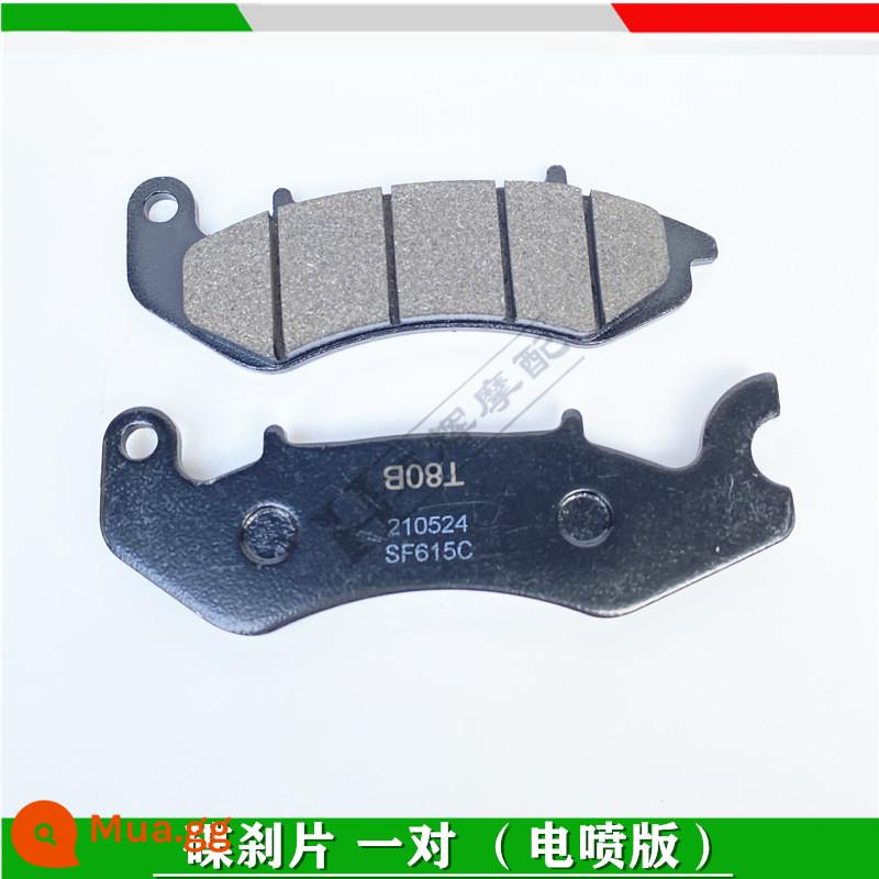 Benali 150i Đỏ Baolong BJ150-29/29A/29B chính hãng Phanh đĩa trước sau Đĩa phanh đĩa Phanh đĩa Đĩa phanh đĩa - Má phanh đĩa trước/1 cặp (Phiên bản phun xăng điện tử)