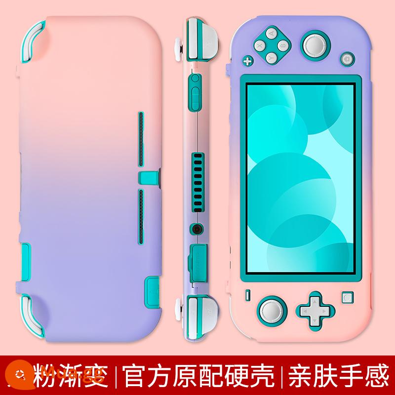 Vỏ bảo vệ Nintendo Switch Lite bao gồm tất cả Vỏ bảo vệ công tắc Vỏ cứng trong suốt Vỏ silicon NSL - Switchlite màu hồng tím gradient☆Ốp cứng thân thiện với da√