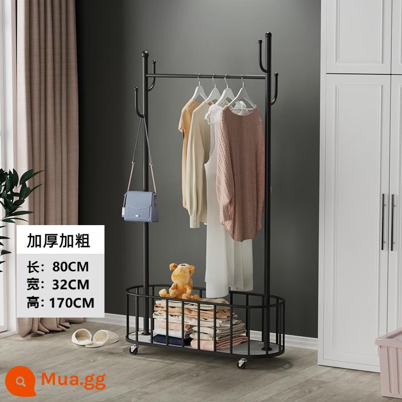 Nhật Bản LP phòng ngủ từ sàn đến trần móc treo có giá để đồ lưới áo khoác màu đỏ thanh kệ nhà có bánh xe móc treo có thể tháo rời - Bảng tổng hợp 80cm đá sáng bóng màu đen có bánh xe đa năng