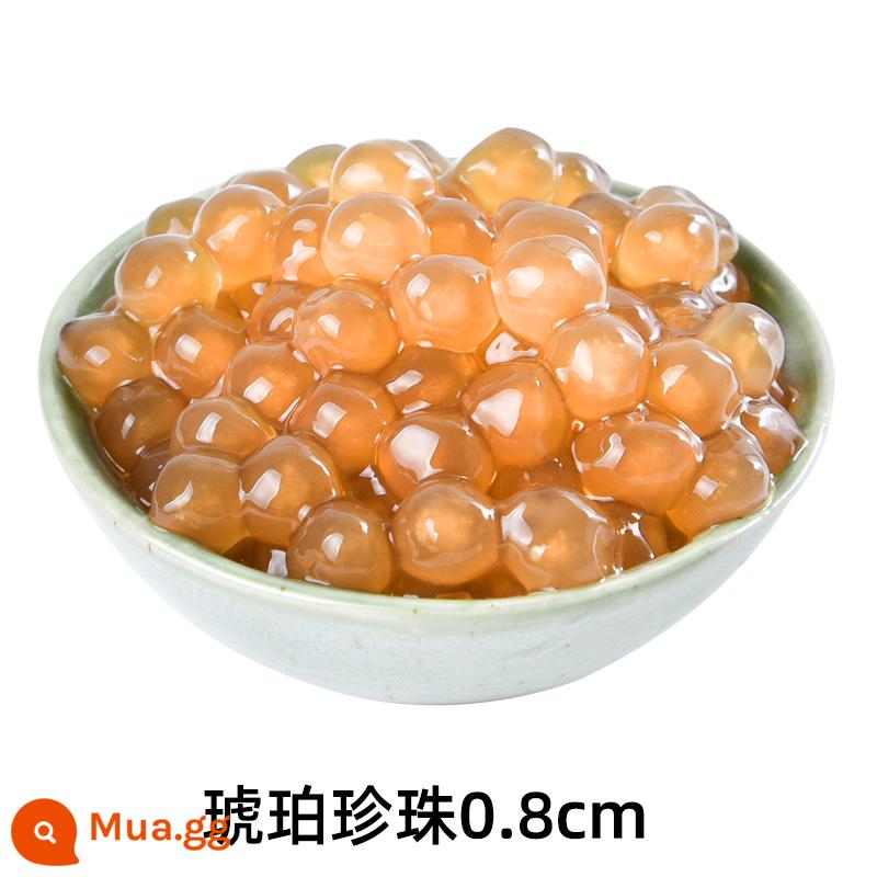 Bột trân châu siêu hạnh phúc tròn 1kg full box trà sữa trân châu đường nâu trân châu hổ phách trân châu trân châu đen trân châu đen đặc biệt - (Thường) Ngọc Trai Hổ Phách 1kg [16 túi trong một hộp]