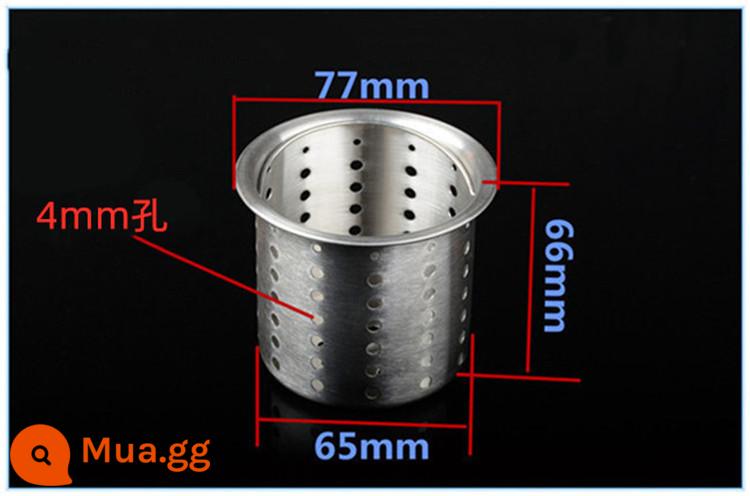 Bồn Rửa Nhà Bếp Lọc Rác Chậu Rửa Bát Giỏ Inox Ống Thoát Nước Bồn Rửa Phễu Lọc - Số 11 77 giỏ * chiều cao 66 * đường kính trong 65mm