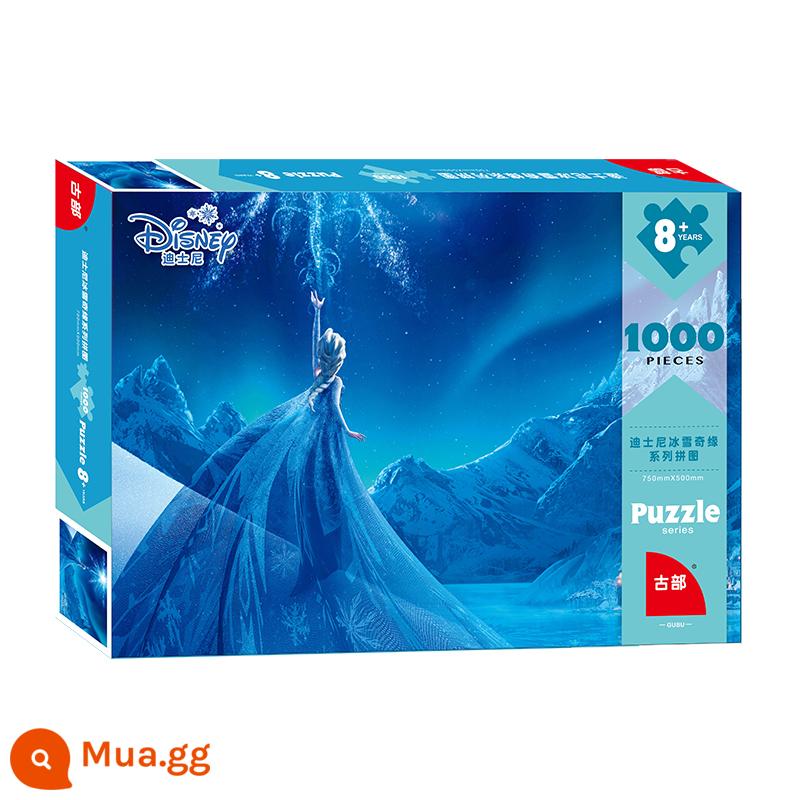 Disney chính thức Đồ chơi ghép hình Frozen 1000 miếng dành cho người lớn giải nén khó giải nén Đồ chơi giáo dục 6 tuổi - Phong cách đông lạnh