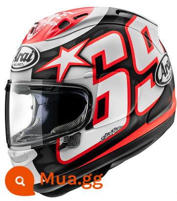 ARAI RX-7X Dongyinglong Đảo Duhanman TT với dao bảo vệ Haydn lợn rừng mắt to theo dõi mũ bảo hiểm đầy đủ đi xe - trái cam haydn