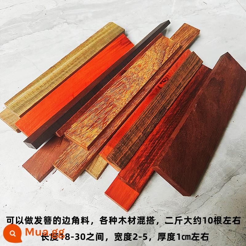 Chất liệu kẹp tóc bằng gỗ đàn hương đỏ lá nhỏ handmade DIY khắc kẹp tóc Venus đỏ gỗ đàn hương vàng lê tím gỗ đàn hương cao cấp văn bản và tài liệu chơi - Tôi có hai kg nguyên liệu còn sót lại để tập kẹp tóc [trộn và kết hợp], khoảng 10 cái