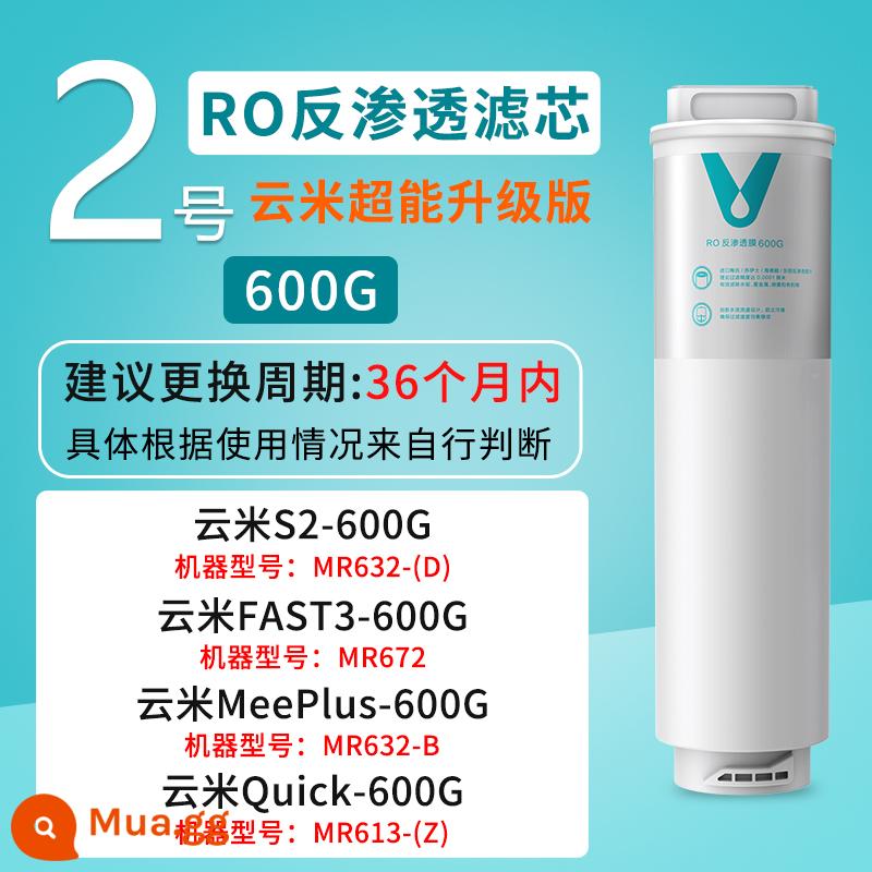 Lõi lọc máy lọc nước Yunmi S2 lõi lọc hỗn hợp fast3/X2 series 5in1 lõi lọc Mee 400G năm trong một - Phần tử lọc thẩm thấu ngược RO 600G