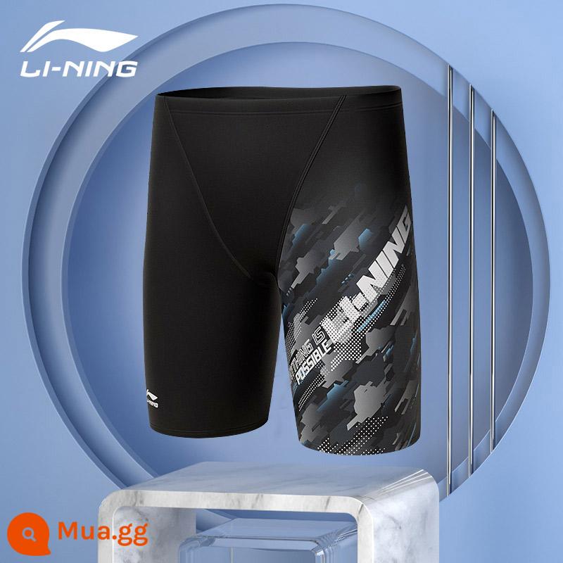 Li Ning quần bơi nam quần bơi chống xấu hổ áo tắm nam suối nước nóng góc phẳng kích thước lớn năm điểm áo tắm chuyên nghiệp mới - Chương 831 ngụy trang [năm điểm]