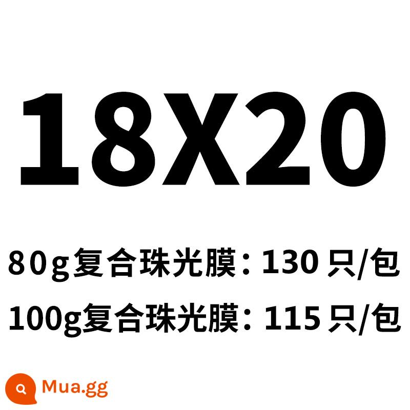 Lõi Dày Màng Ngọc Trai Bong Bóng Phong Bì Túi Chống Nước Và Chống Sốc 15*20 Sách Quần Áo Túi Đóng Gói Nhanh - 18*20+4CM