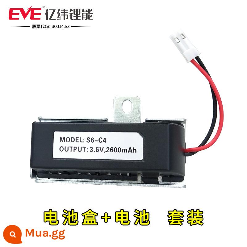 EVE tỷ chiều pin năng lượng lithium ER14505 3.6 v thiết bị tuần tra đo lưu lượng đo khí pin AA5 - Hộp pin 14505+C4