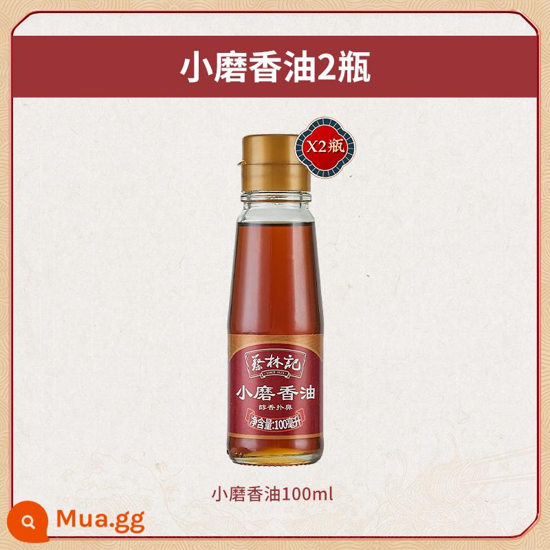 Cai Linji nước sốt mè nguyên chất nước chấm lẩu mì khô nóng nước sốt mì đặc biệt đóng chai hộ gia đình gia vị thương mại gia vị nước sốt - Dầu mè 100ml*2