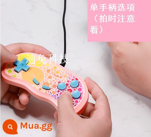 Máy Chơi Game Cầm Tay Sạc Di Động 6000MAh Hoài Cổ Bạn Trai Retro Trẻ Em Đôi Bé Gái Ngay Cả Tivi G6 Cầm Tay - Tay cầm chơi game G6 đơn màu hồng (chú ý khi chụp ảnh)