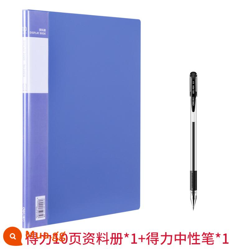 Thư mục a4 mạnh mẽ trong suốt chèn thông tin sách sinh viên nhiều lớp với văn phòng phẩm giấy kiểm tra túi lưu trữ hồ sơ hoàn thiện đồ dùng văn phòng thư mục rời kiểm tra sản xuất sổ kiểm tra thai sổ lưu trữ kẹp phổ sổ bộ sưu tập chứng chỉ - [Sách thông tin dày 10 trang 1 tờ] + 1 bút gel cực mạnh