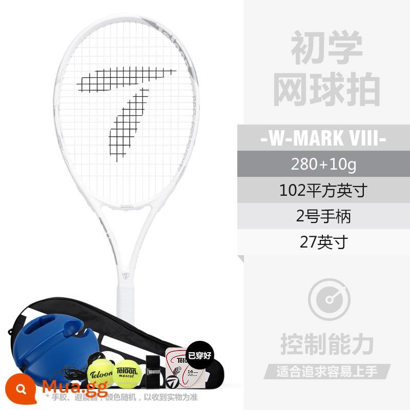 Vợt tennis Tianlong carbon dành cho sinh viên đại học, nam và nữ, người mới bắt đầu chơi đơn với bộ thiết bị luyện tập quần vợt phục hồi dây - Tinh tế MARK VIII (tay cầm số 2)