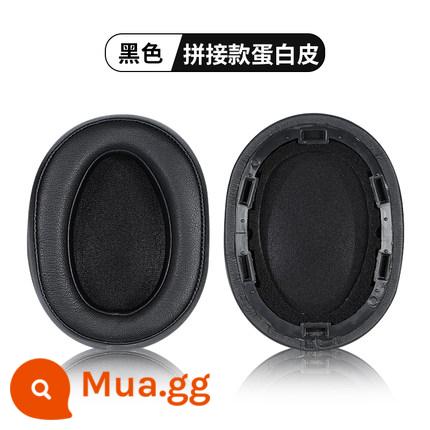 Thích hợp cho Sony Sony MDR 100ABN WH H900N bộ tai nghe đệm mút đệm tai phụ kiện thay thế thay thế - [Đen] Vỏ bọc tai nghe bằng da Protein 1 đôi