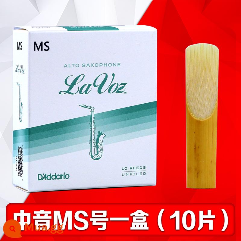 D'Addario RICO cuộn cuộn Lavoz Lavoz alto cuộn saxophone drop E-tune jazz nổi tiếng Ruikou - Hộp số một RICO Lavoz alto MS