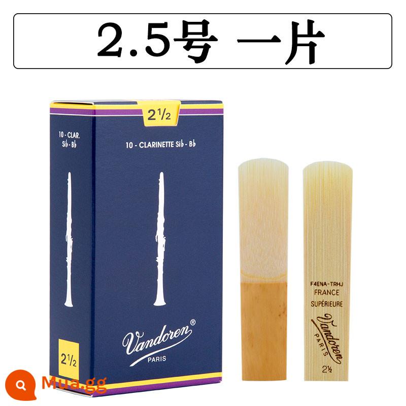 Cậy clarinet Bendlin blue box clarinet sậy dành cho người mới bắt đầu 2.5 No. 3 B Tune nhập khẩu Pháp Vandoren - Wandelin hộp màu xanh B-clarinet phẳng số 2.5 + miễn phí vận chuyển