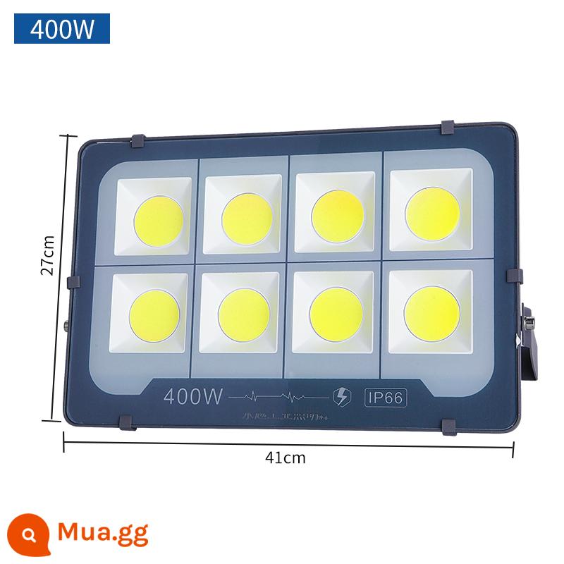 Siêu sáng công suất cao đèn rọi mạnh 400w chiếu sáng công trường ngoài trời đèn chùm tháp đèn pha LED rọi 1000w - Phiên bản nâng cấp điều khiển từ xa sáng 400W [ánh sáng trắng]