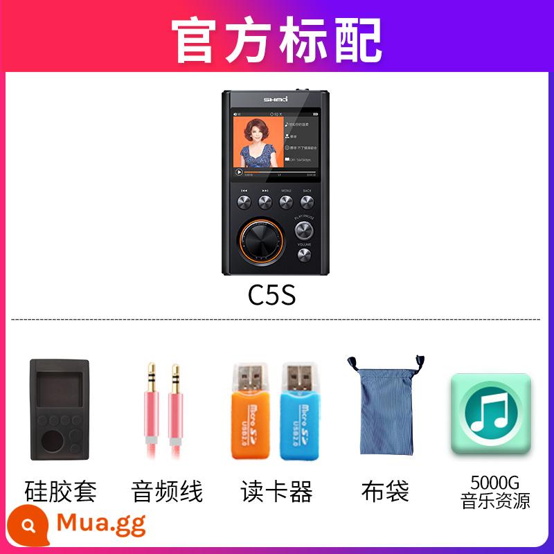 Shengmai C5S máy nghe nhạc hifi không bị méo tiếng mp3 sinh viên Walkman dsd chuyên nghiệp gây sốt làm chủ xe ô tô - đen