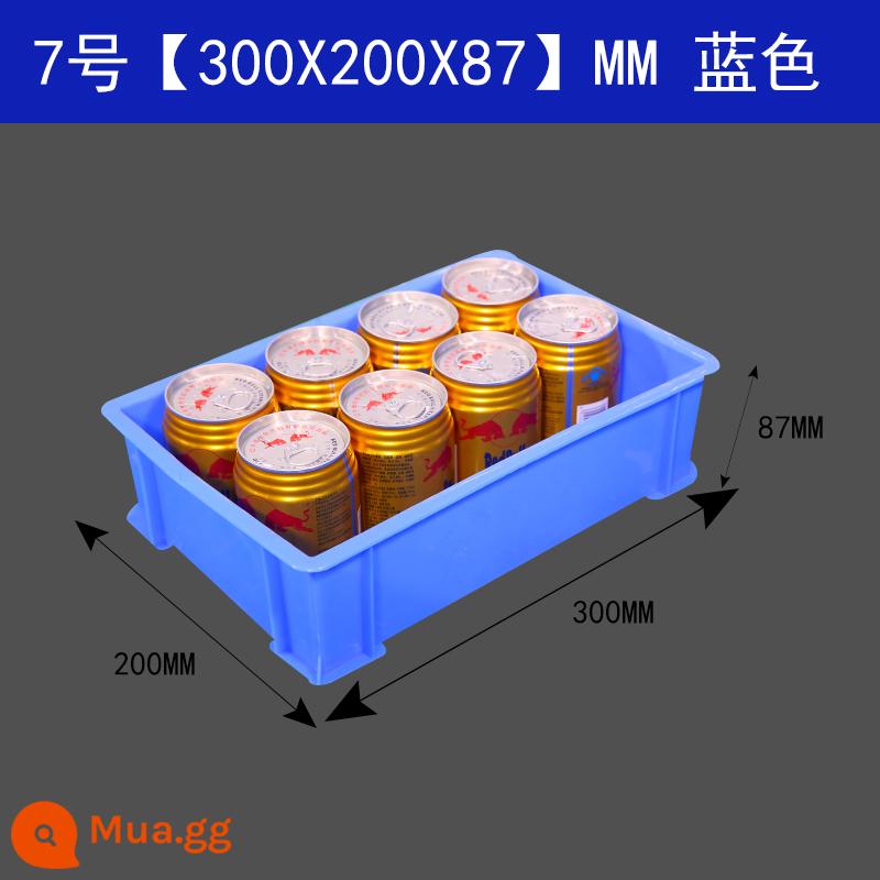 Hộp phụ tùng Hộp doanh thu Hộp vật liệu Hộp vít Hộp phụ kiện Hộp nhựa Hộp công cụ phần cứng Hộp lưu trữ - Màu xanh 7#300X200X87