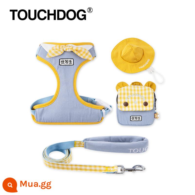 Touchdog it it dây dắt chó Thú bông chó dây xích chó đi dạo dây áo kiểu thú cưng ôm ngực túi bé - TDCL0321A-Học sinh năng khiếu