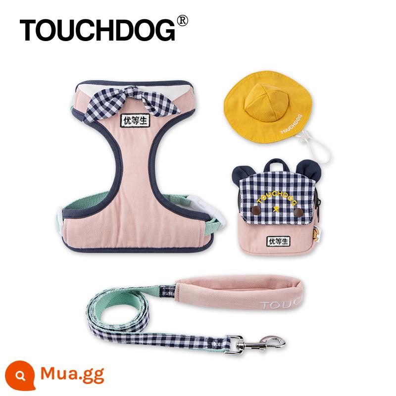 Touchdog it it dây dắt chó Thú bông chó dây xích chó đi dạo dây áo kiểu thú cưng ôm ngực túi bé - TDCL0321C-Học sinh năng khiếu