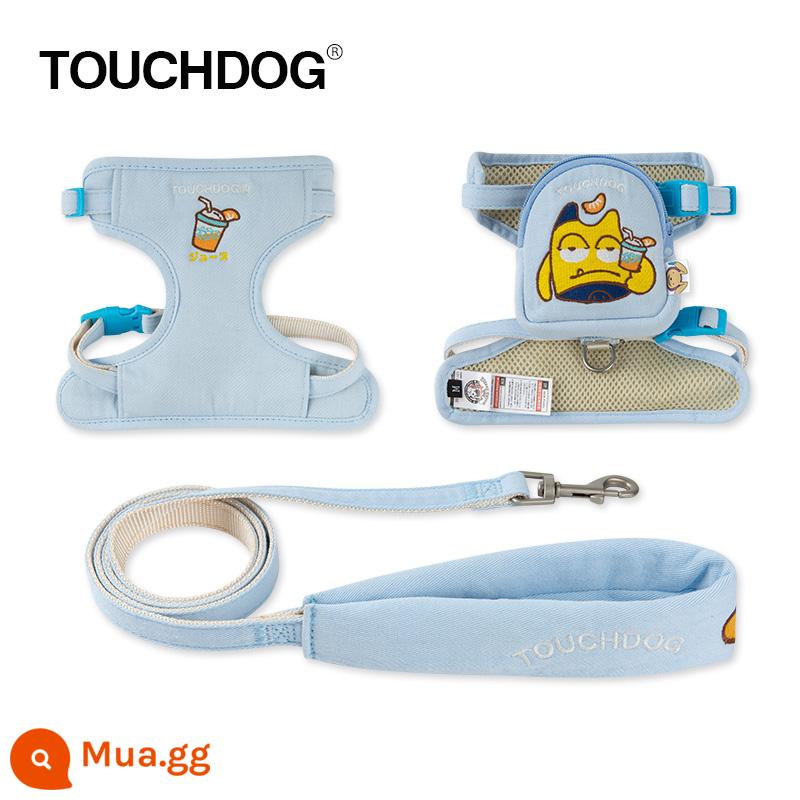 Touchdog it it dây dắt chó Thú bông chó dây xích chó đi dạo dây áo kiểu thú cưng ôm ngực túi bé - TDCL0320B-Sam buồn ngủ