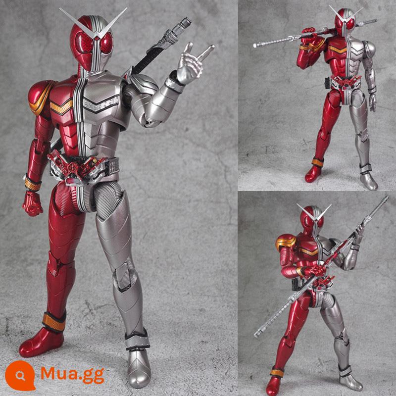 Kamen Rider Xương Thật Khắc Bão Chú Hề W Bão Ace Thỏ Xe Tăng Khớp Di Động Đồ Chơi Mô Hình Mô Hình - kim loại nóng đỏ