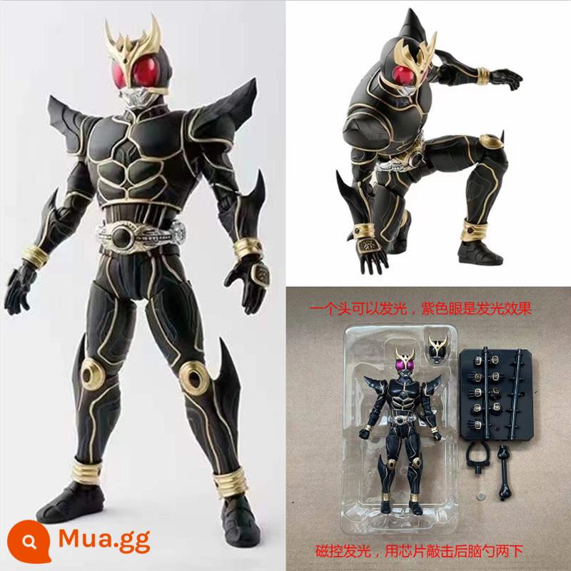 Kamen Rider Xương Thật Khắc Bão Chú Hề W Bão Ace Thỏ Xe Tăng Khớp Di Động Đồ Chơi Mô Hình Mô Hình - Mắt đen tối thượng Kuuga [Từ sáng]