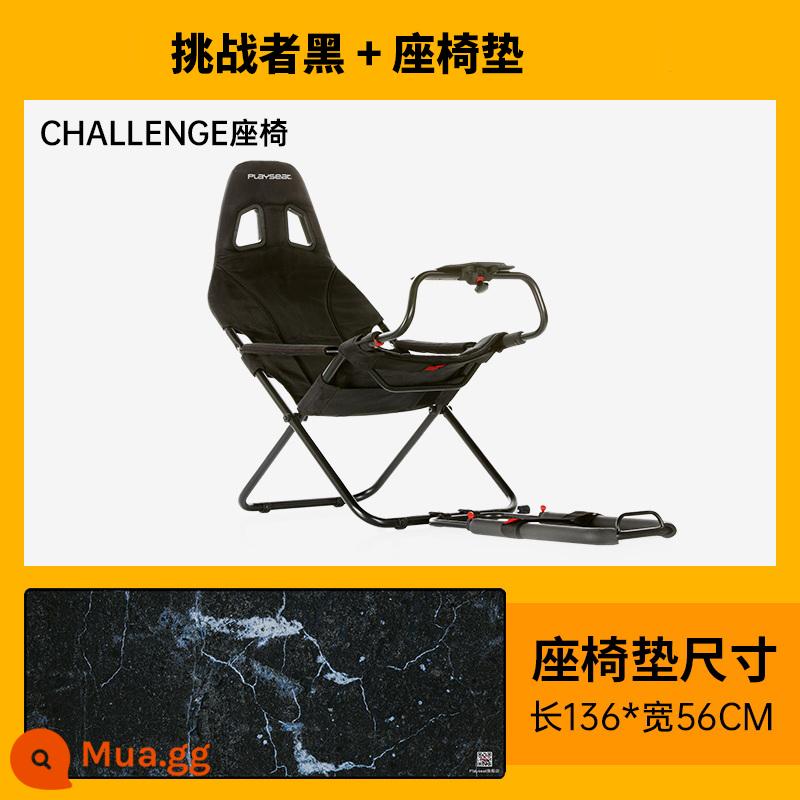 Playseat Challenge Challenger Folding Giá đỡ mô phỏng ô tô thể thao điện tử Ghế trò chơi Giá đỡ PS4/PS5/G29/G923/Tumast Giá đỡ vô lăng Ghế - Challenger+Custom?Đệm ghế