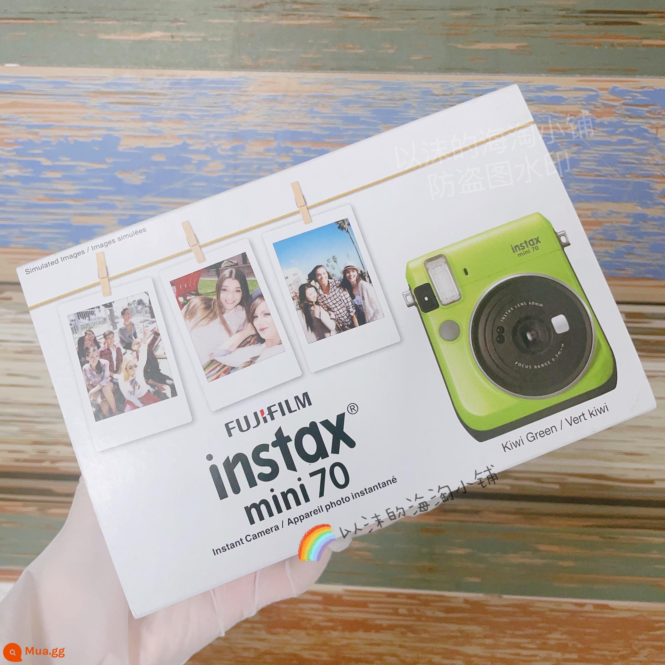 Fujifilm Fuji Polaroid instax mini70 silver MK doanh phiên bản giới hạn hàng chính hãng Haitao - Kiwi xanh, sẵn sàng giao hàng trong vài giây! Gửi 2 tiện ích