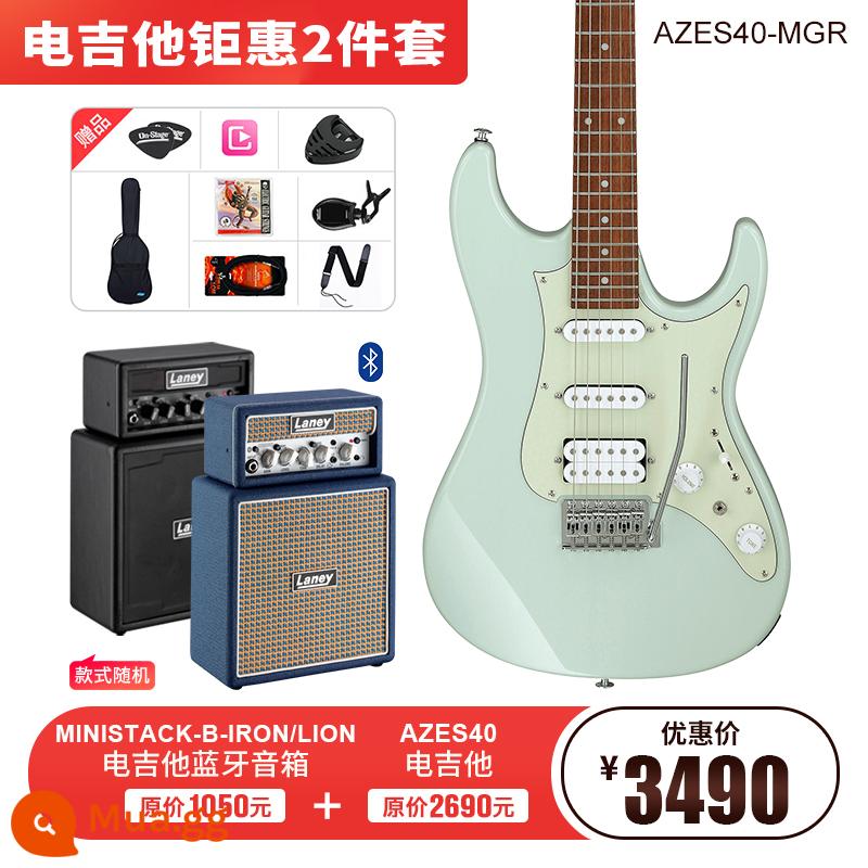 Cửa hàng hàng đầu chính thức của Ibanez IZA Azes31/Azes40 Electric Guitar Signatiat - AZES40-MGR [Bộ hai mảnh có giá trị kèm theo nguồn điện]