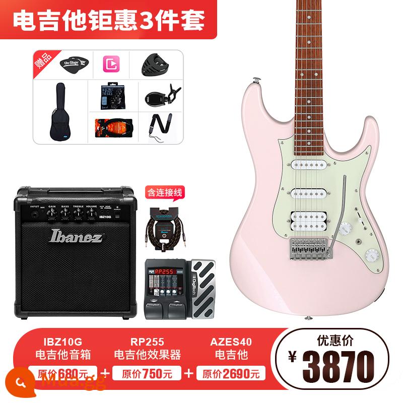 Cửa hàng hàng đầu chính thức của Ibanez IZA Azes31/Azes40 Electric Guitar Signatiat - AZES40-PPK [Bộ ba món có giá trị IBZ10G]