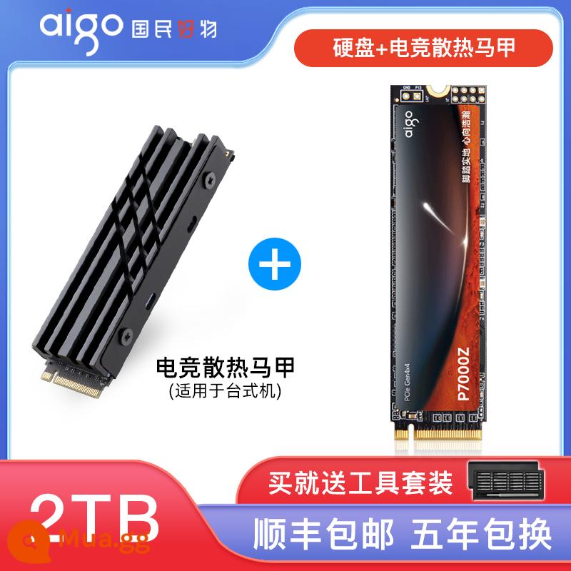 Ổ cứng thể rắn Patriot P7000Z M2 2T 4T PCIe4.0 M.2 máy tính để bàn PS5 notebook SSD - Áo chơi game P7000Z-2T+ (khuyên dùng cho PS5/máy tính để bàn)