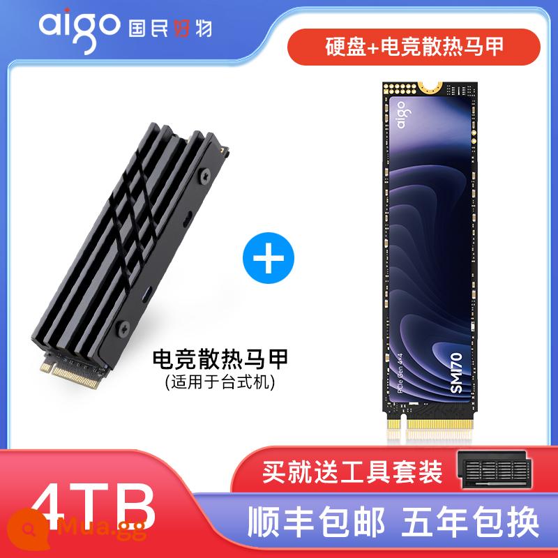 Ổ cứng thể rắn Patriot P7000Z M2 2T 4T PCIe4.0 M.2 máy tính để bàn PS5 notebook SSD - Áo chơi game SMI70-4T+ (khuyên dùng cho PS5/máy tính để bàn)